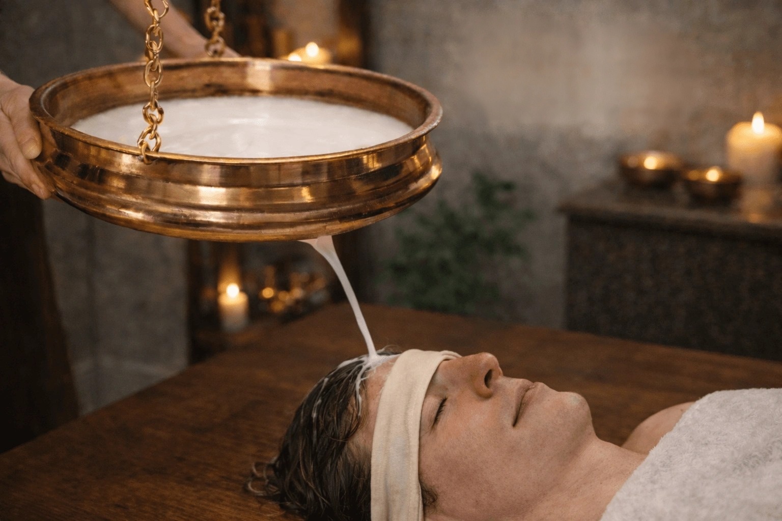 Takradhara Buttermilk Therapy